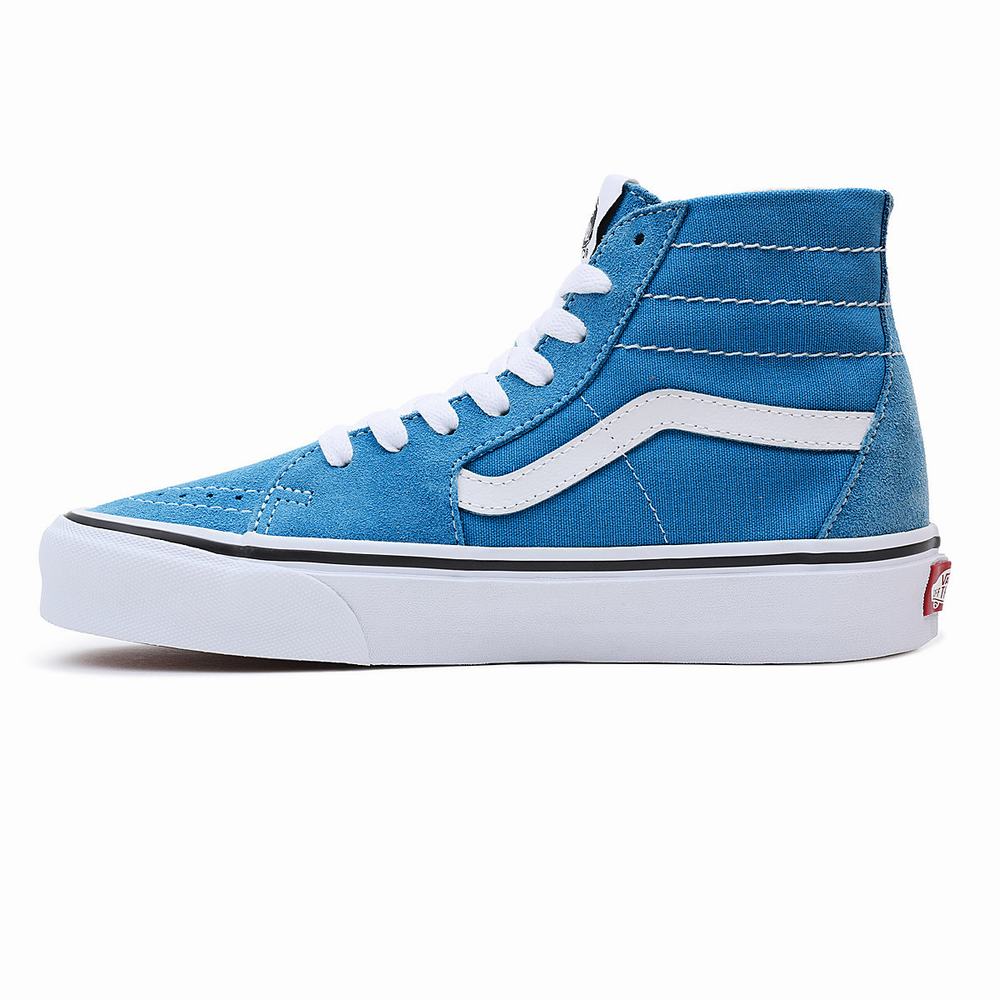 Tenis Botas Vans Sk8-Hi Tapered Mujer Azules | EHV518324