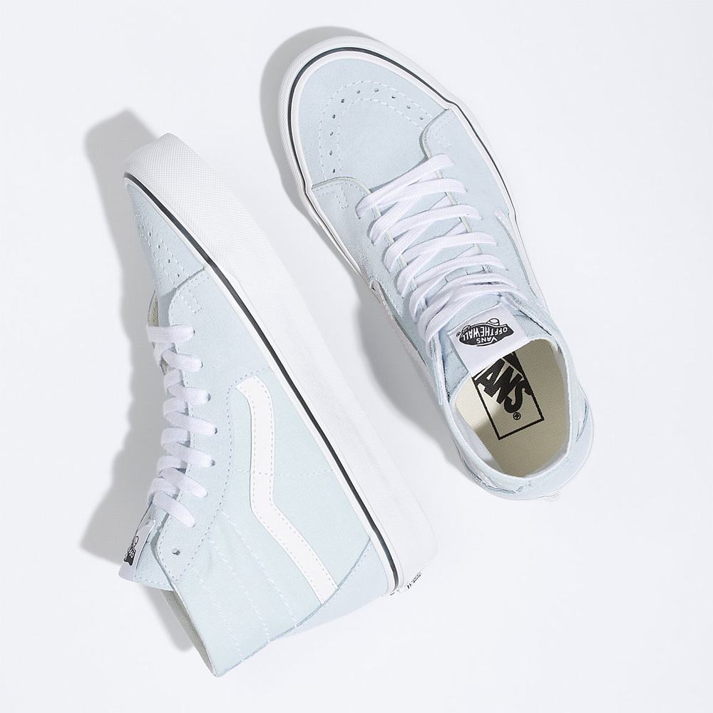 Tenis Botas Vans Sk8-Hi Tapered Mujer Azules | VFC827094