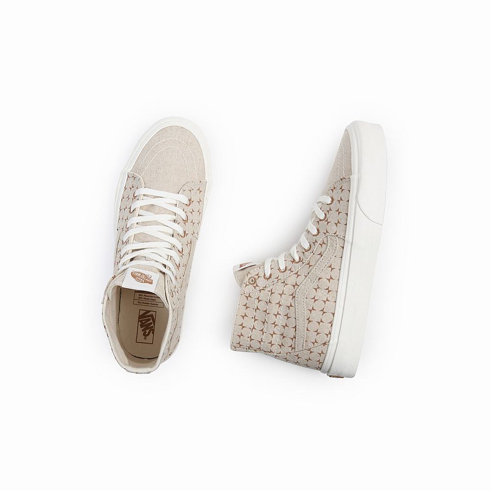 Tenis Botas Vans Sk8-Hi Tapered Mujer Beige | JPC524190