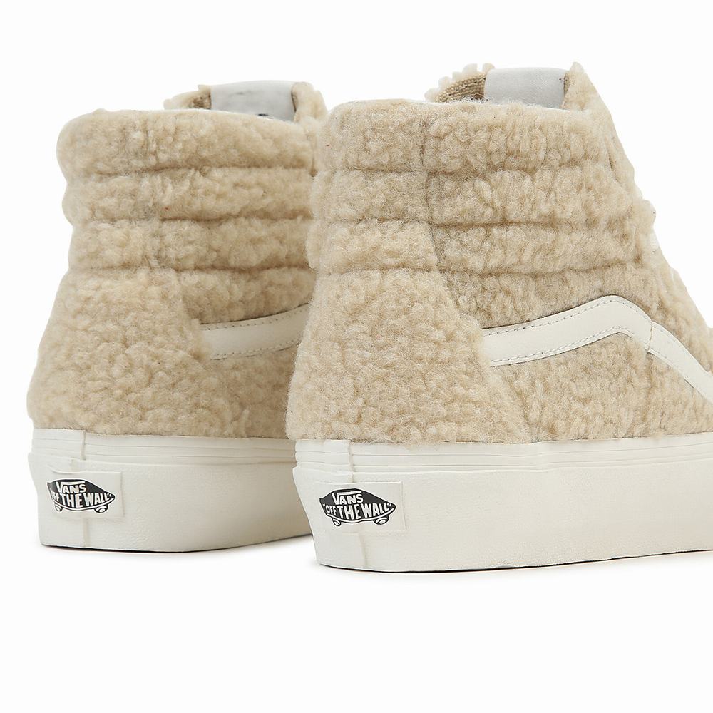 Tenis Botas Vans Sk8-Hi Tapered Mujer Beige | QTP538719