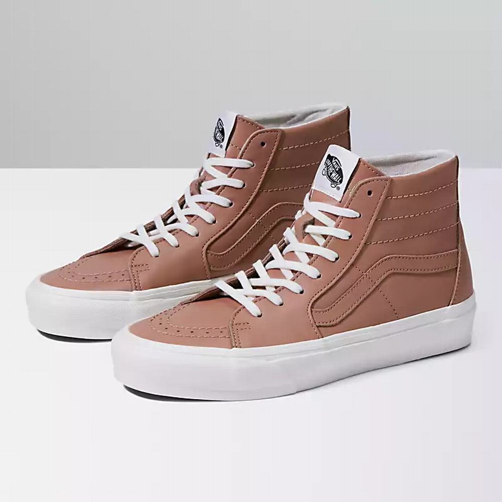 Tenis Botas Vans Sk8-Hi Tapered Mujer Marrones | PJV652907