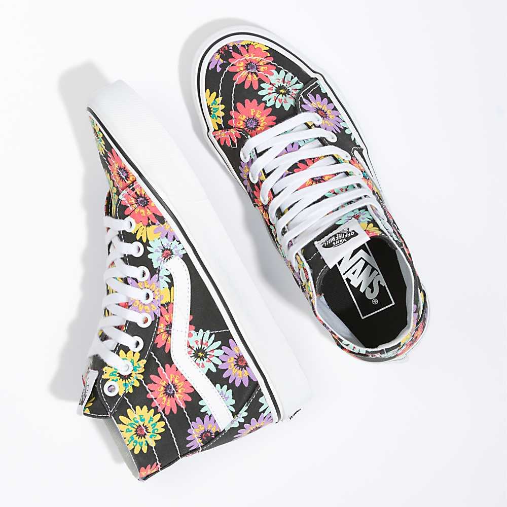 Tenis Botas Vans Sk8-Hi Tapered Mujer Multicolor | NPH321864