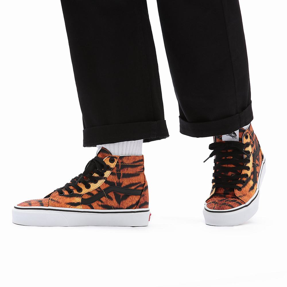 Tenis Botas Vans Sk8-Hi Tapered Mujer Naranjas | BZK293857