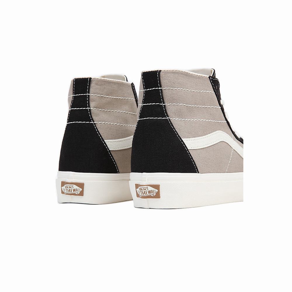 Tenis Botas Vans Sk8-Hi Tapered Mujer Negras/Gris | YBH265943