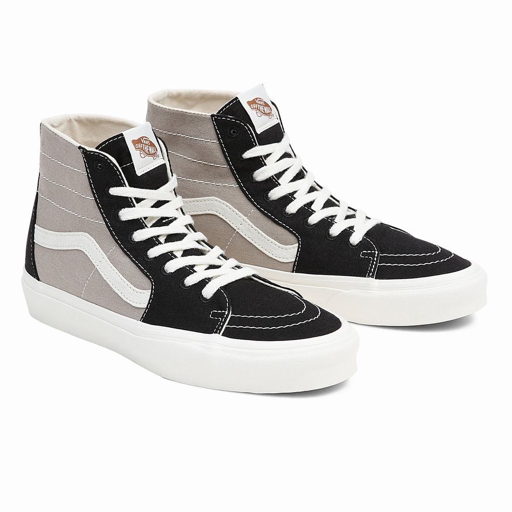 Tenis Botas Vans Sk8-Hi Tapered Mujer Negras/Gris | YBH265943