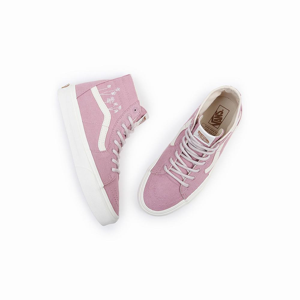 Tenis Botas Vans Sk8-Hi Tapered Mujer Rosas | CAL604531