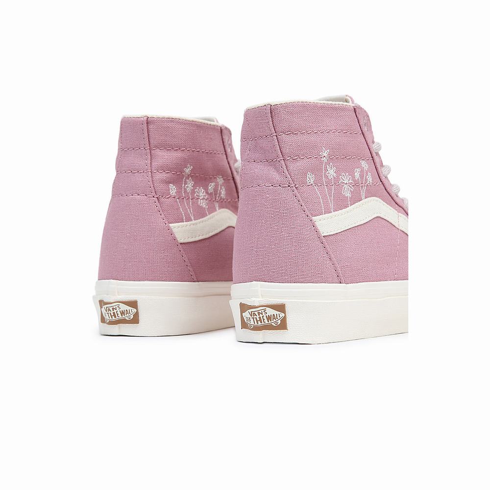 Tenis Botas Vans Sk8-Hi Tapered Mujer Rosas | CAL604531