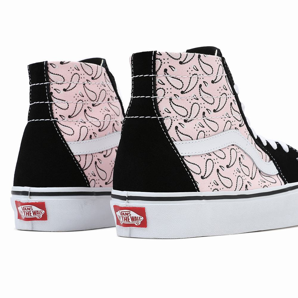 Tenis Botas Vans Sk8-Hi Tapered Mujer Rosas | IKV645180