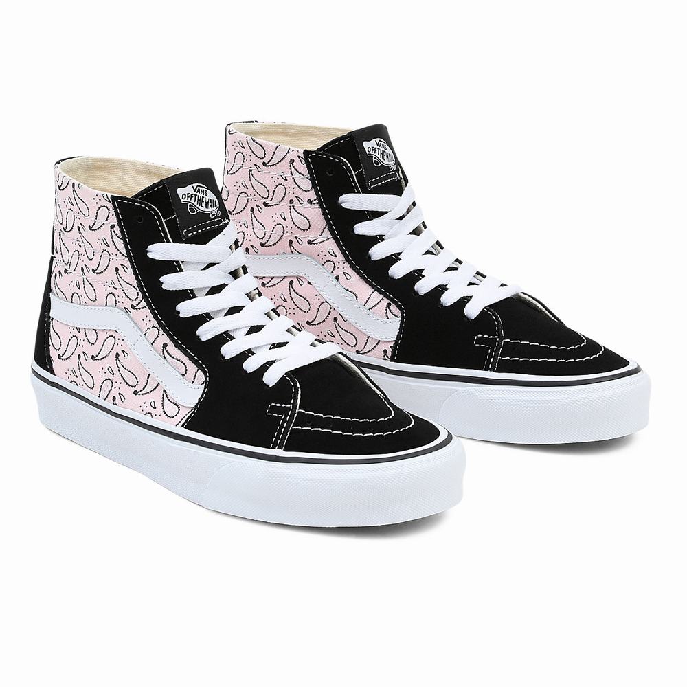 Tenis Botas Vans Sk8-Hi Tapered Mujer Rosas | IKV645180