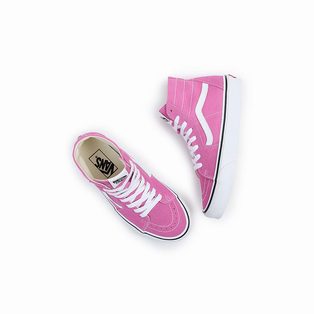 Tenis Botas Vans Sk8-Hi Tapered Mujer Rosas | KHL206319