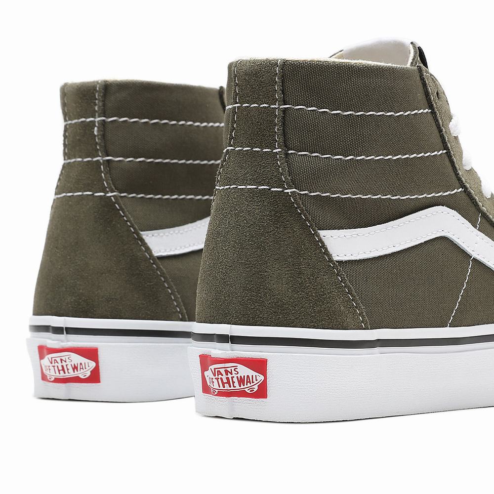 Tenis Botas Vans Sk8-Hi Tapered Mujer Verde | HGP685130