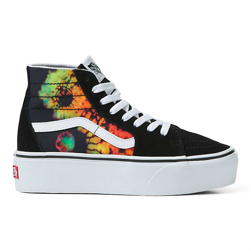 Tenis Botas Vans Sk8-Hi Tapered Stackform Mujer Negras/Multicolor | TLH631578