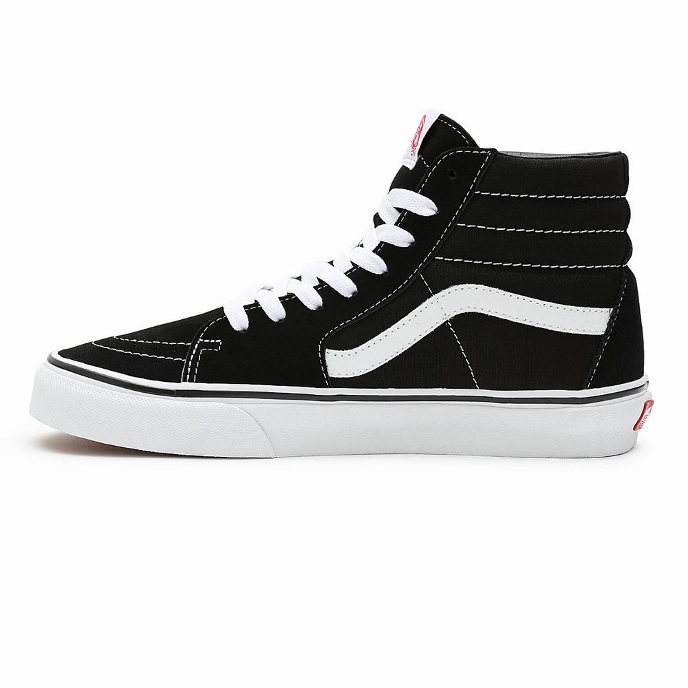 Tenis Botas Vans Sk8-Hi Wide Fit Mujer Negras | FLW764513