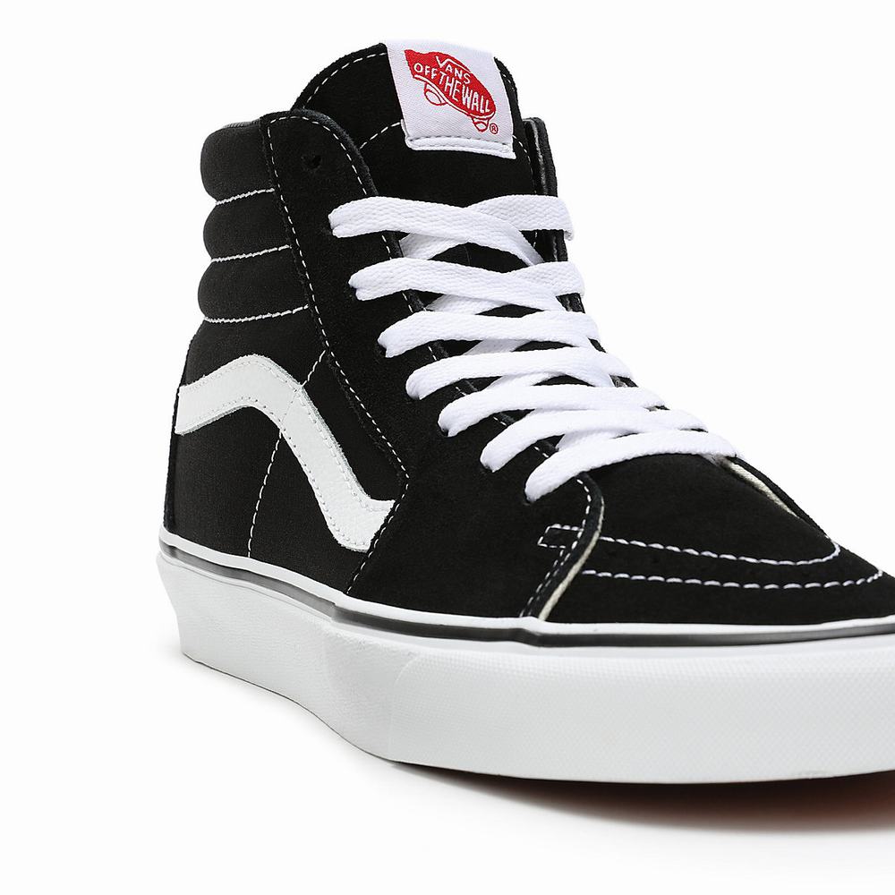 Tenis Botas Vans Sk8-Hi Wide Fit Mujer Negras | FLW764513