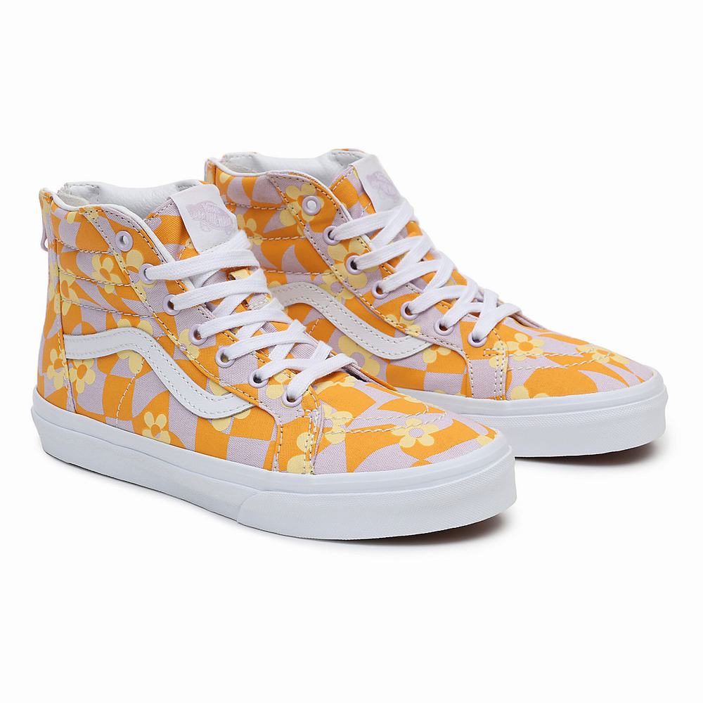 Tenis Botas Vans Sk8-Hi Zip (8-14 years) Niños Multicolor | VWQ015978