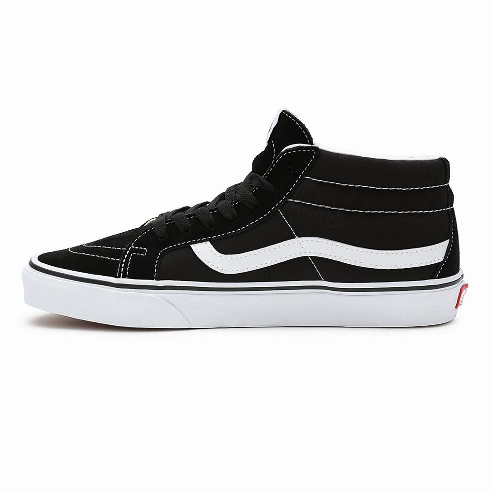 Tenis Botas Vans Sk8-Mid Reissue Hombre Negras | FDH826130