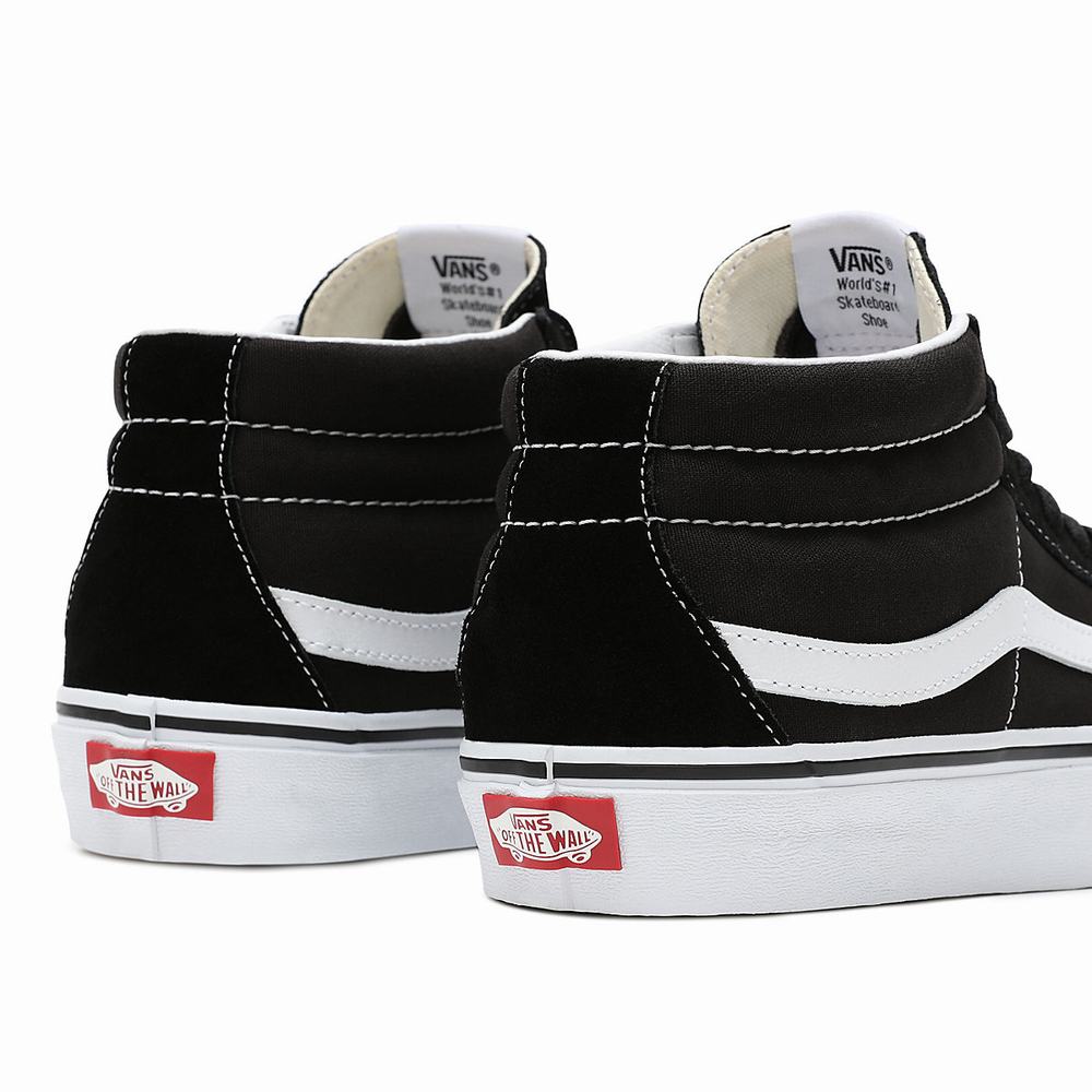 Tenis Botas Vans Sk8-Mid Reissue Hombre Negras | FDH826130