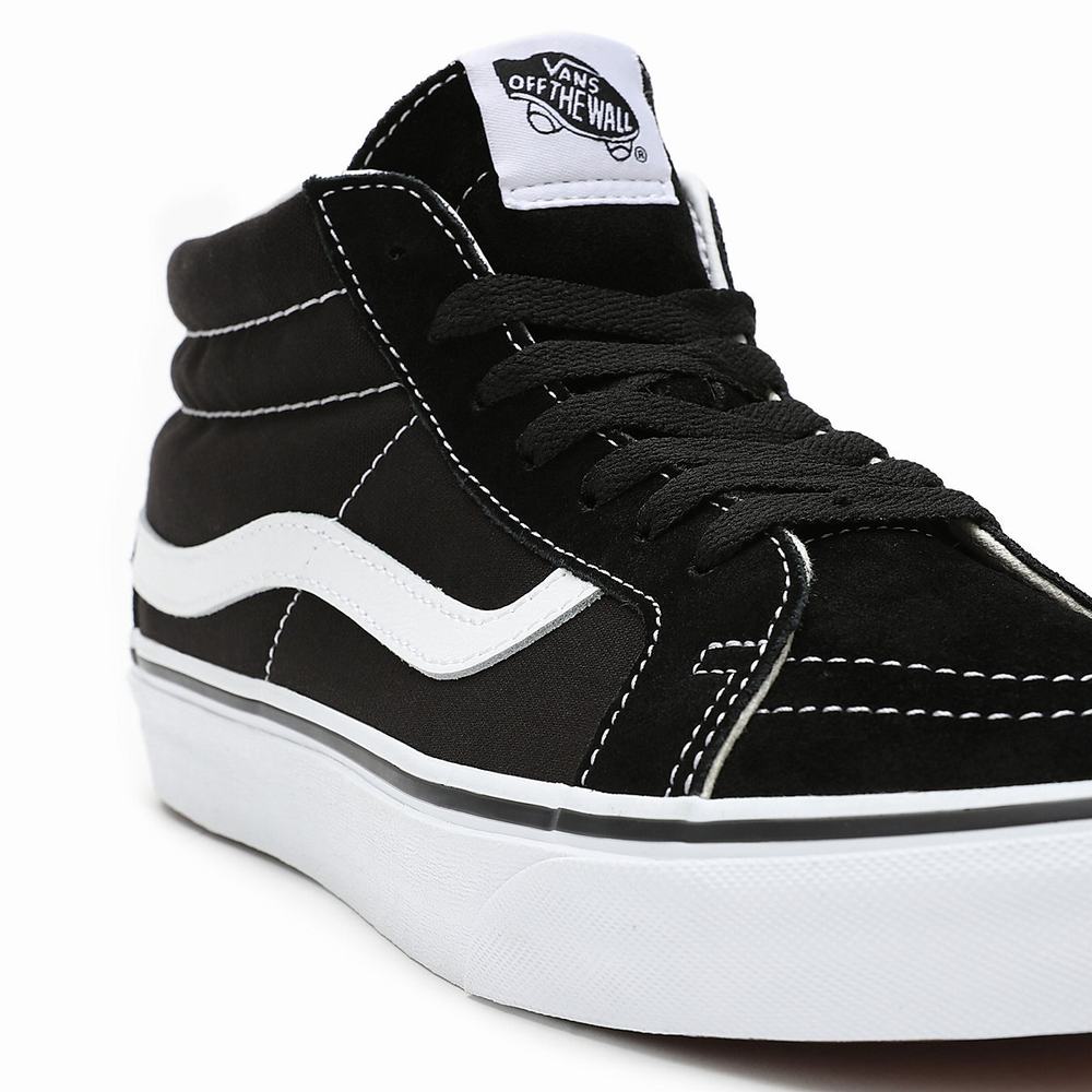 Tenis Botas Vans Sk8-Mid Reissue Hombre Negras | FDH826130