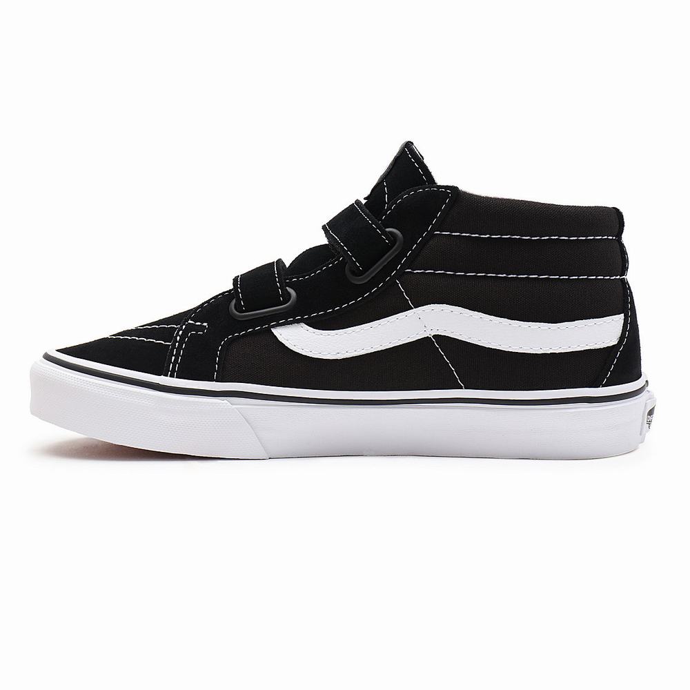 Tenis Botas Vans Sk8-Mid Reissue V (8-14+ years) Niños Negras | QOD904281