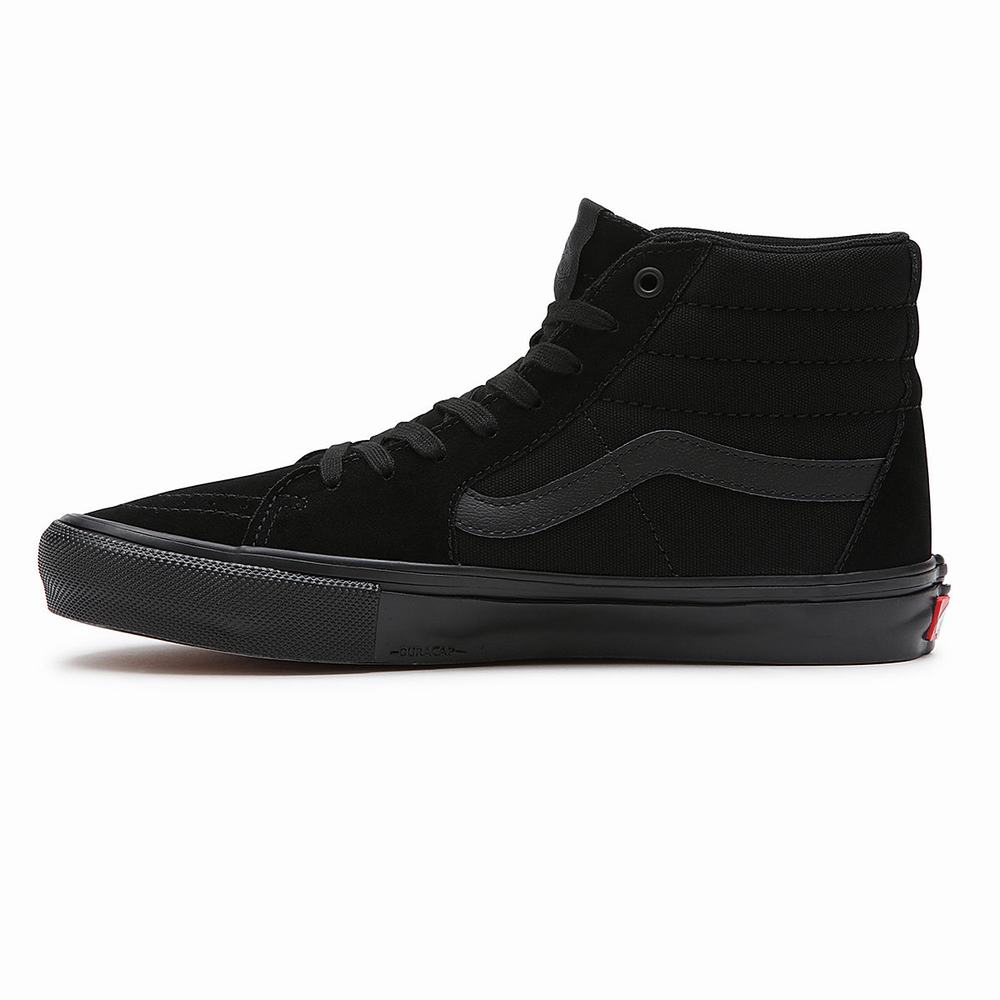 Tenis Botas Vans Skate Sk8-Hi Hombre Negras | JXL671820