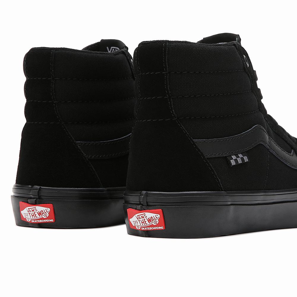 Tenis Botas Vans Skate Sk8-Hi Hombre Negras | JXL671820