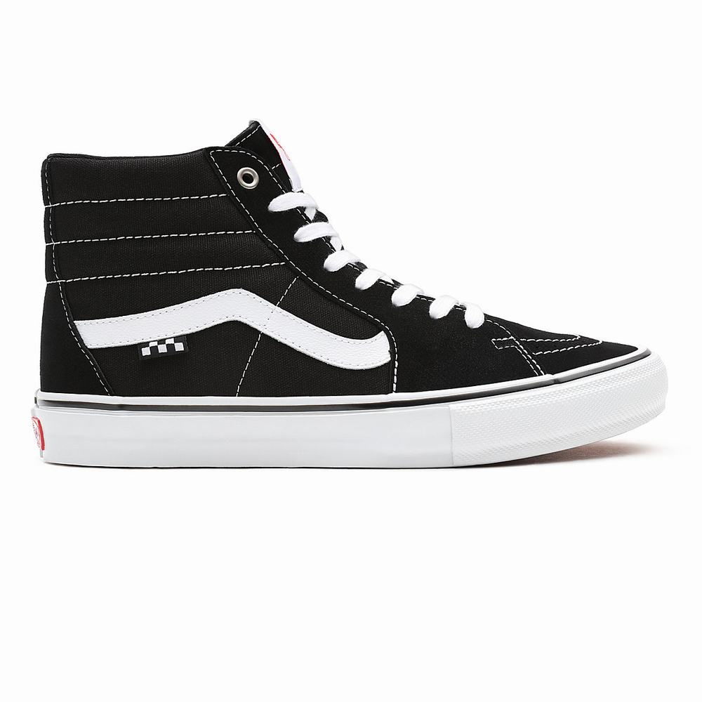 Tenis Botas Vans Skate Sk8-Hi Hombre Negras | VKZ687201