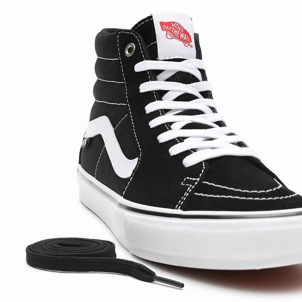 Tenis Botas Vans Skate Sk8-Hi Hombre Negras | VKZ687201