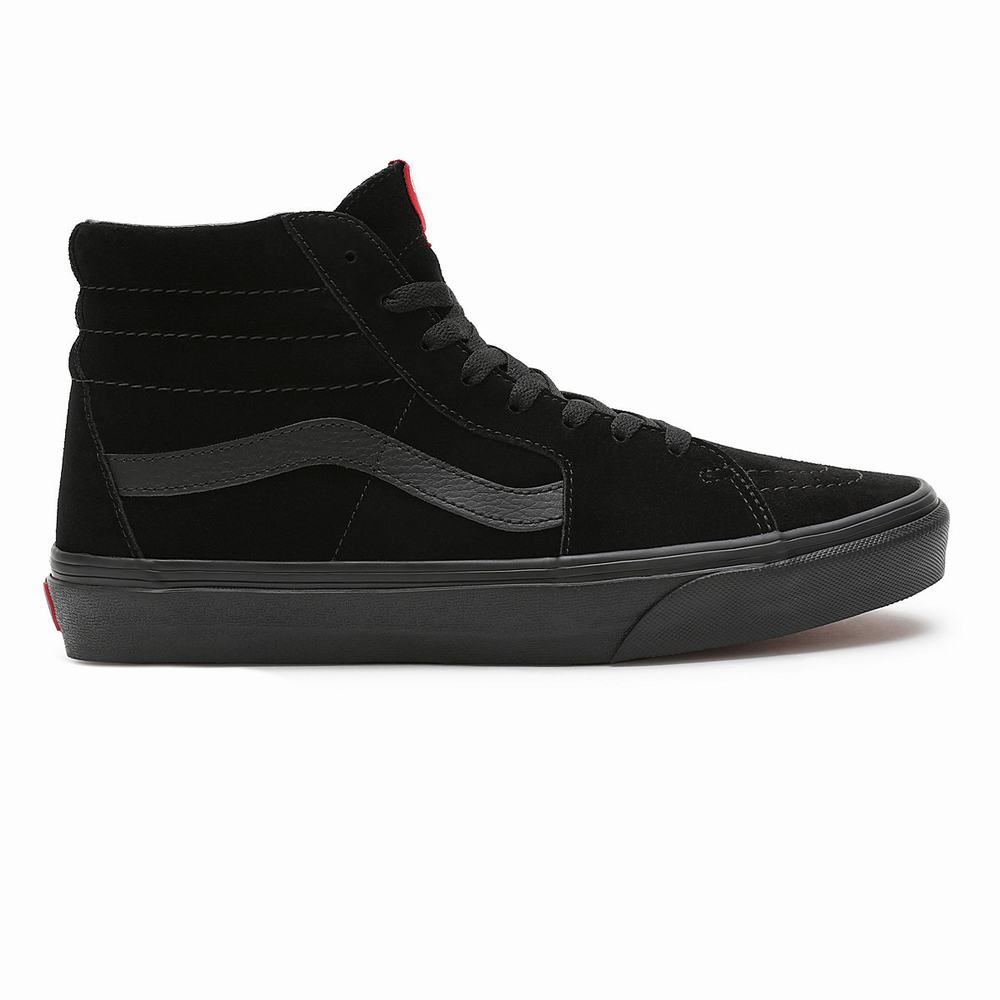 Tenis Botas Vans Suede Sk8-Hi Hombre Negras | OJD835291