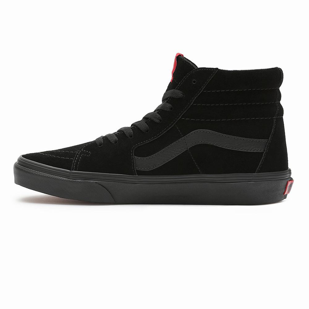 Tenis Botas Vans Suede Sk8-Hi Hombre Negras | OJD835291