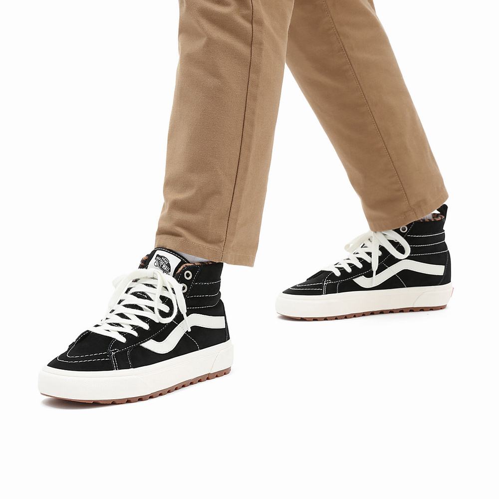 Tenis Botas Vans Suede Sk8-Hi MTE-1 Mujer Negras | JWG736912