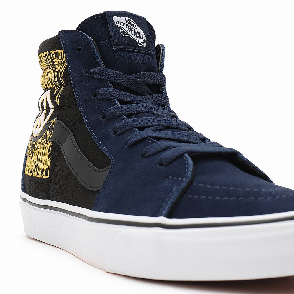 Tenis Botas Vans Take A Stand Sk8-Hi Mujer Azules | FKV204318