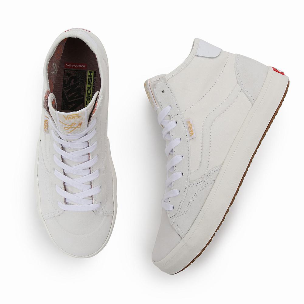 Tenis Botas Vans The Lizzie Hombre Blancas | APN493586