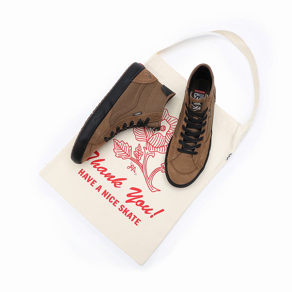 Tenis Botas Vans The Lizzie Hombre Marrones | ZRL760283