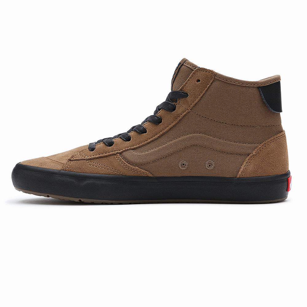 Tenis Botas Vans The Lizzie Hombre Marrones | ZRL760283