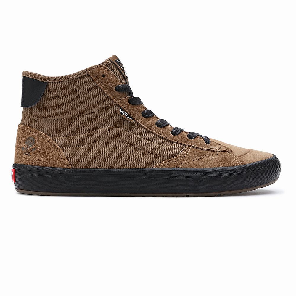 Tenis Botas Vans The Lizzie Hombre Marrones | ZRL760283