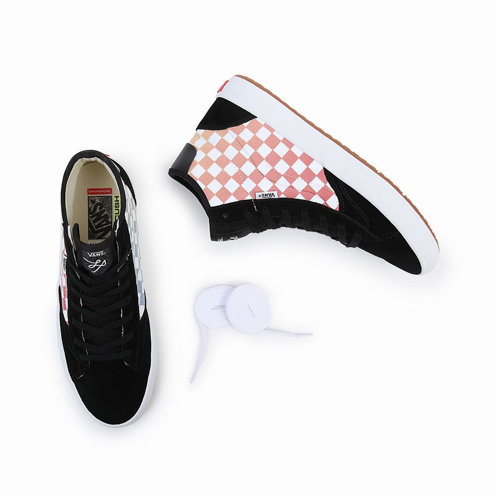 Tenis Botas Vans The Lizzie Hombre Negras/Multicolor | AMU541602