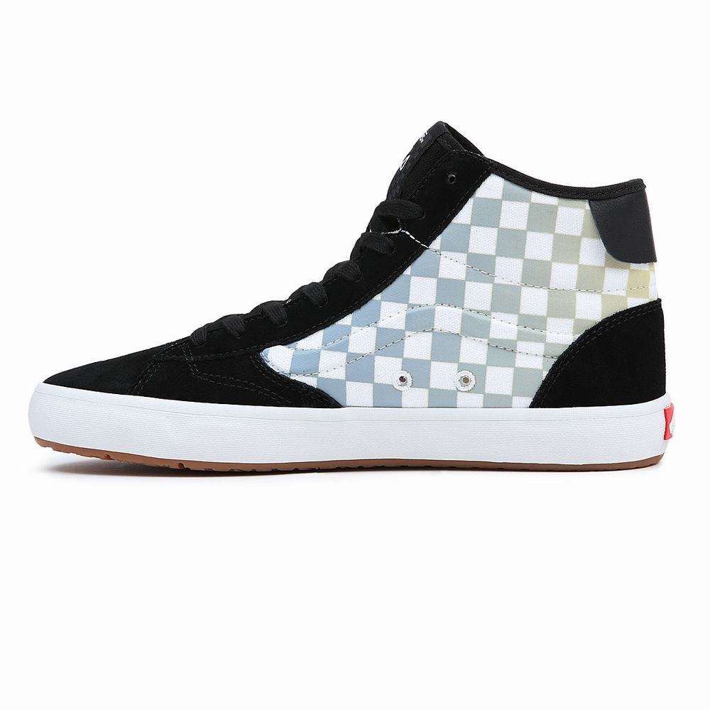 Tenis Botas Vans The Lizzie Hombre Negras/Multicolor | AMU541602