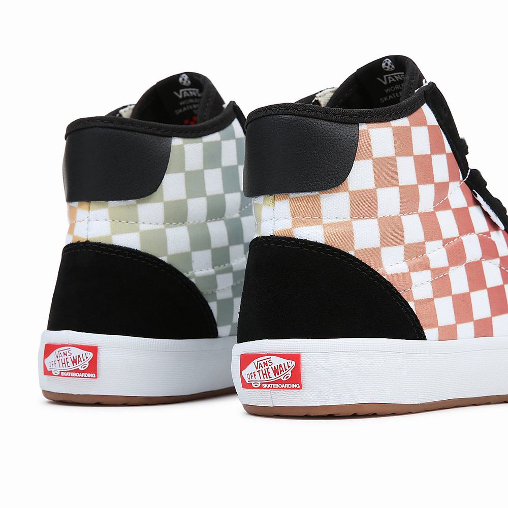 Tenis Botas Vans The Lizzie Hombre Negras/Multicolor | AMU541602