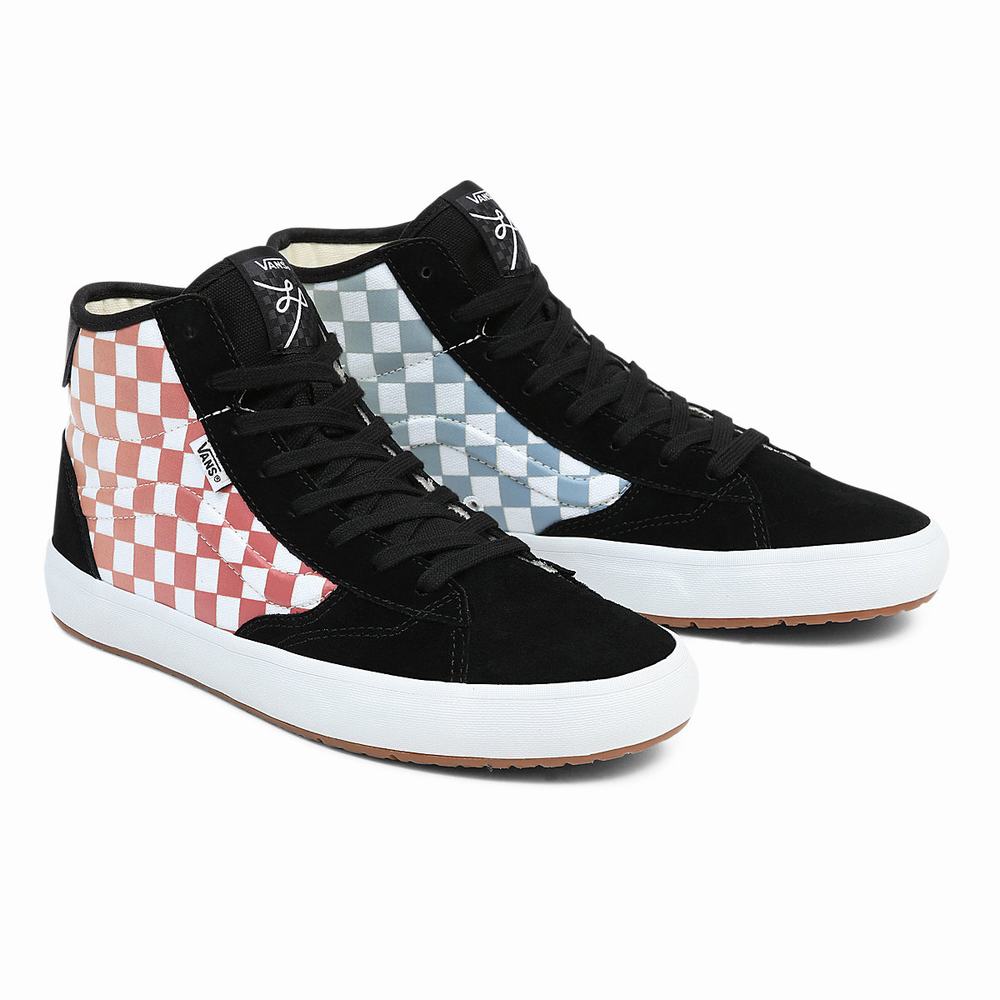 Tenis Botas Vans The Lizzie Hombre Negras/Multicolor | AMU541602