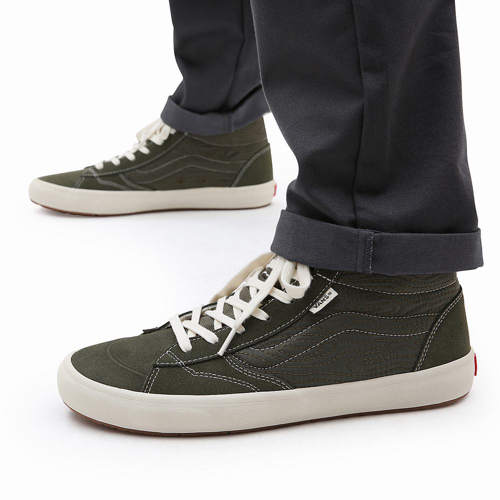 Tenis Botas Vans The Lizzie Mujer Verde | DZO721805