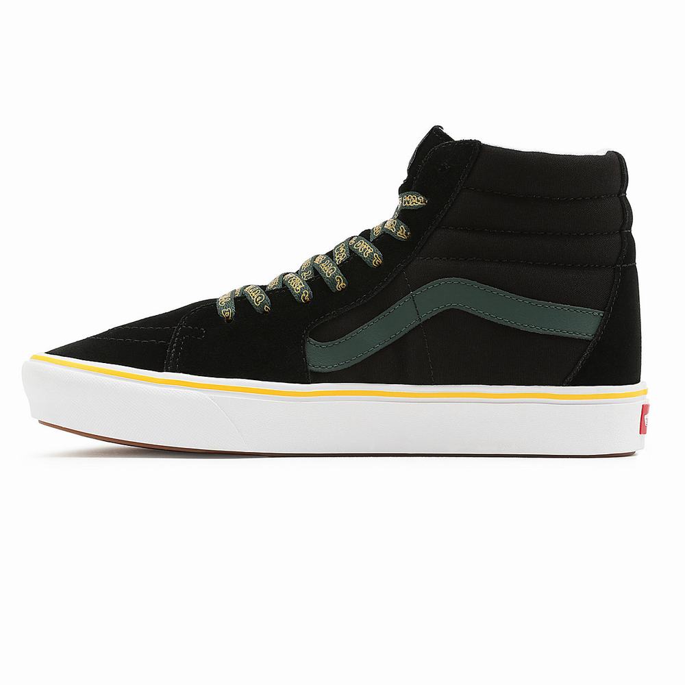 Tenis Botas Vans Trip Outdoors ComfyCush Sk8-Hi Hombre Negras | QEP597348