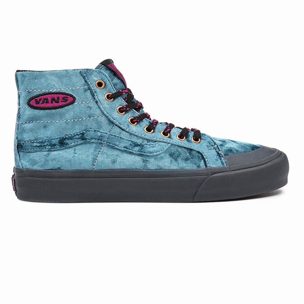 Tenis Botas Vans X Curren X Knost Sk8-Hi 138 Decon Vr3 SF Mujer Azules | KSR061725