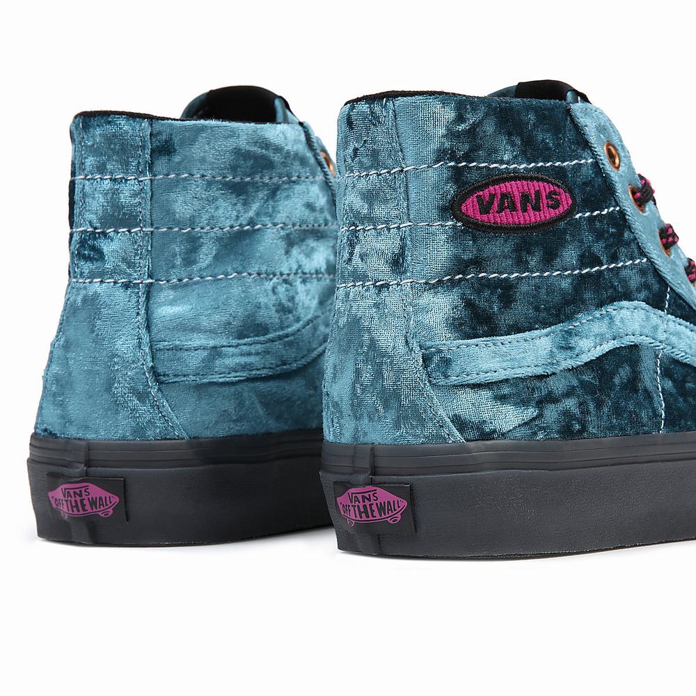 Tenis Botas Vans X Curren X Knost Sk8-Hi 138 Decon Vr3 SF Mujer Azules | KSR061725