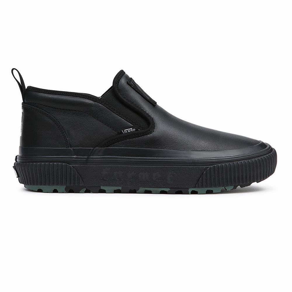 Tenis Botas Vans X Former Mid Slip MTE-1 Mujer Negras | CQG957380