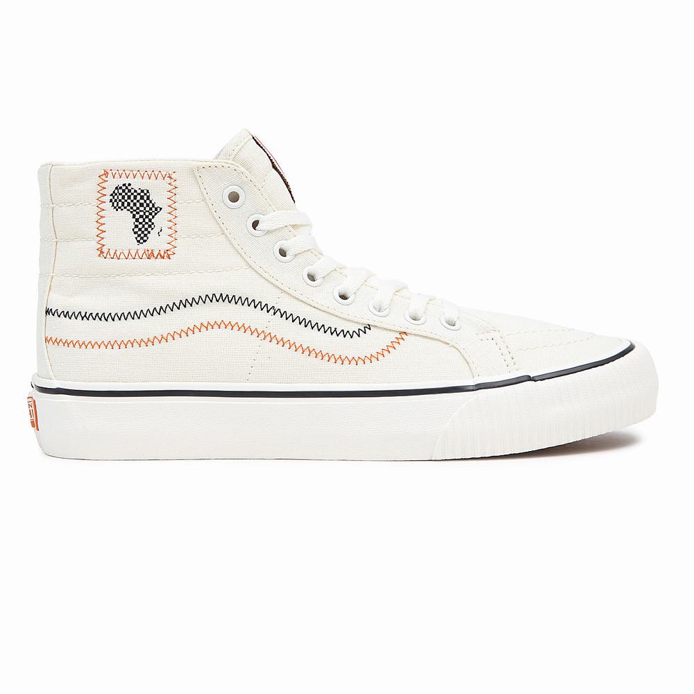 Tenis Botas Vans X Juju SC Sk8-Hi 38 Decon Vr3 SF Mujer Blancas | ZUP045376