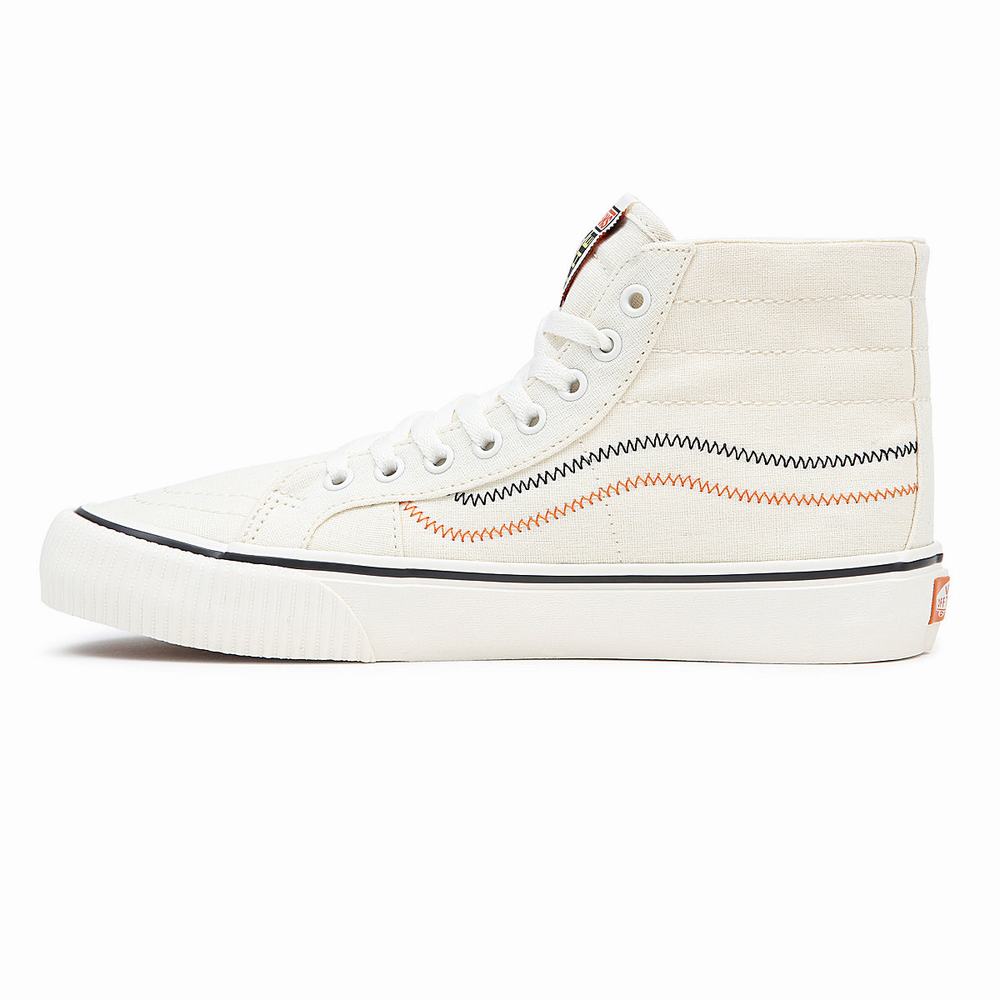 Tenis Botas Vans X Juju SC Sk8-Hi 38 Decon Vr3 SF Mujer Blancas | ZUP045376