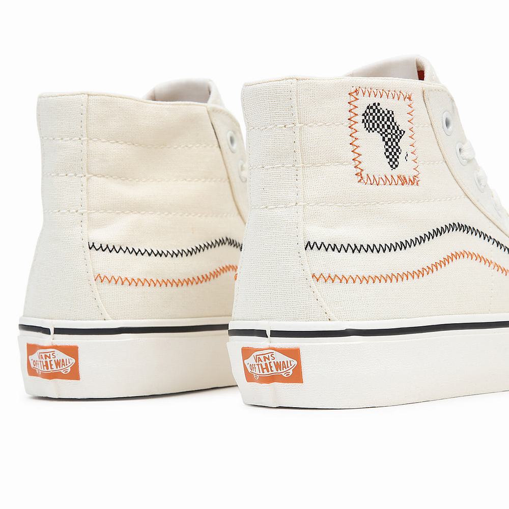 Tenis Botas Vans X Juju SC Sk8-Hi 38 Decon Vr3 SF Mujer Blancas | ZUP045376