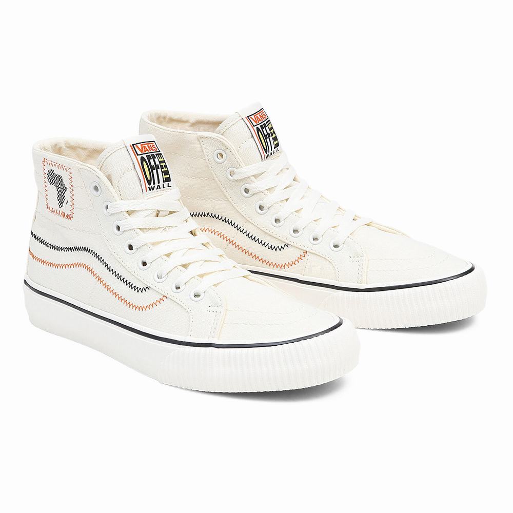 Tenis Botas Vans X Juju SC Sk8-Hi 38 Decon Vr3 SF Mujer Blancas | ZUP045376