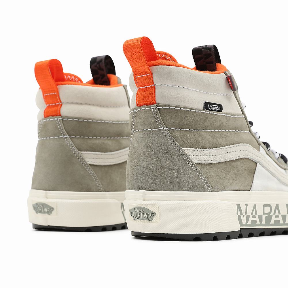 Tenis Botas Vans X Napapijri Sk8-Hi MTE-2 Hombre Verde/Beige | DJA870263