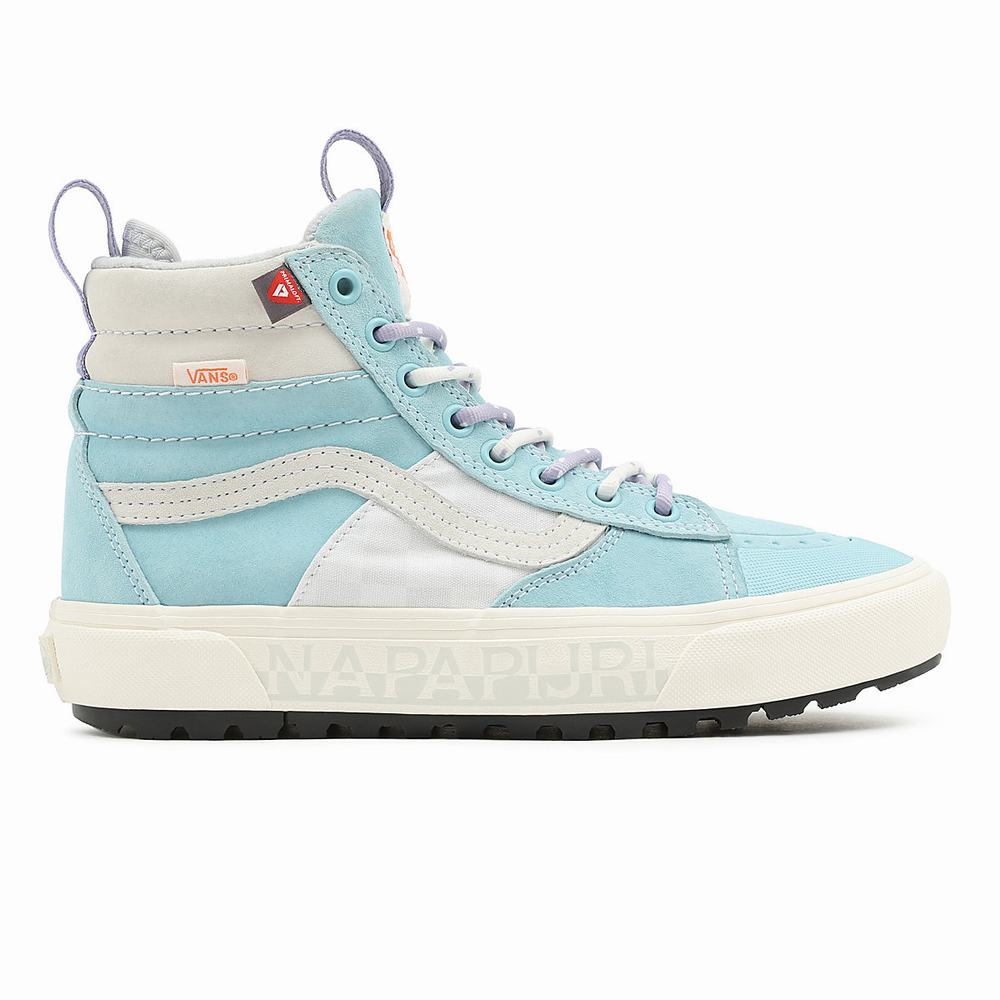 Tenis Botas Vans X Napapijri Sk8-Hi MTE-2 Mujer Azules | FTC642987